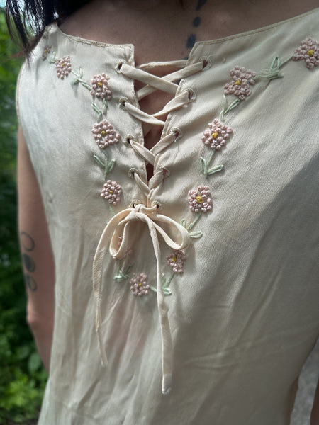 1920’s Silk Embroidered Dress