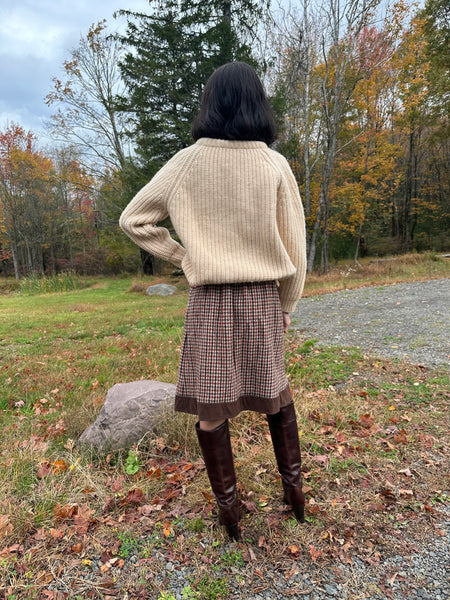 1970’s Plaid Skirt