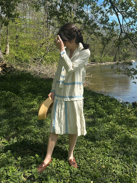 1920’s Linen Day Dress