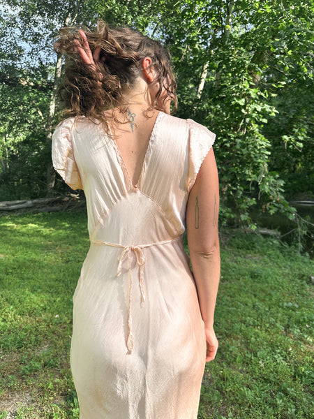 1930’s Silk Bias Gown