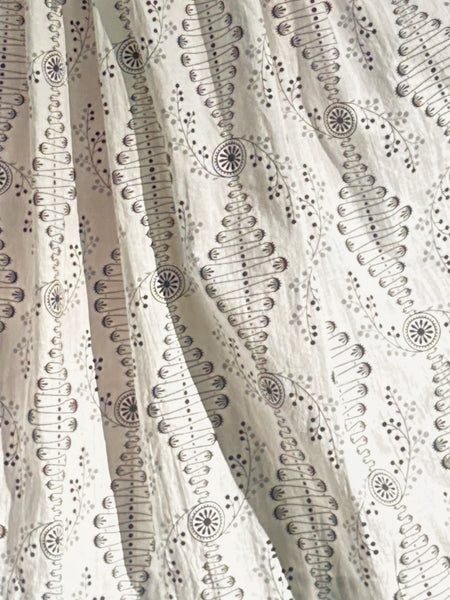 Victorian Folk Print Dress