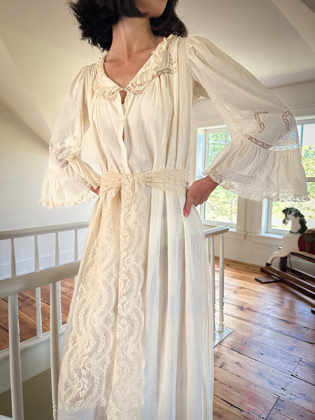 Edwardian Cotton Gown