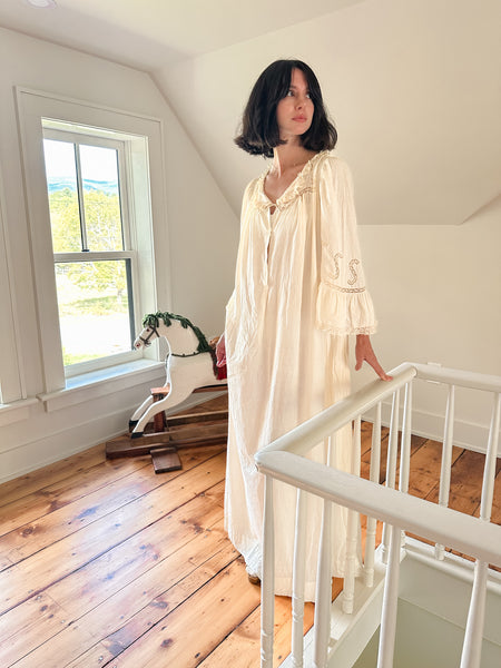 Edwardian Cotton Gown