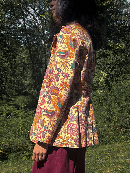 Mister Pants Cotton Floral Blazer