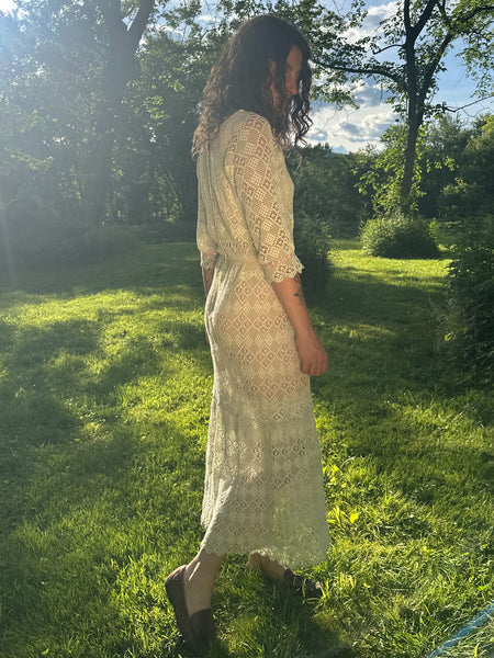Edwardian Crochet Dress