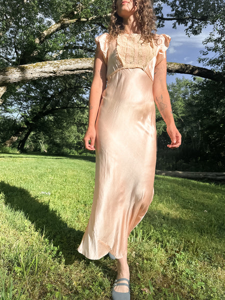 1930’s Silk Bias Gown