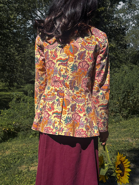 Mister Pants Cotton Floral Blazer