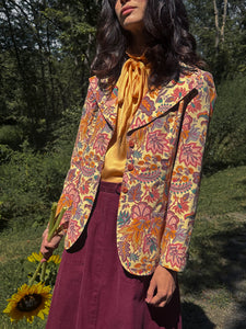 Mister Pants Cotton Floral Blazer