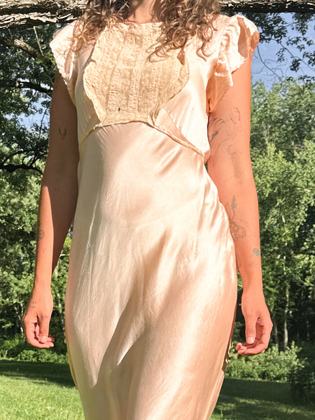1930’s Silk Bias Gown
