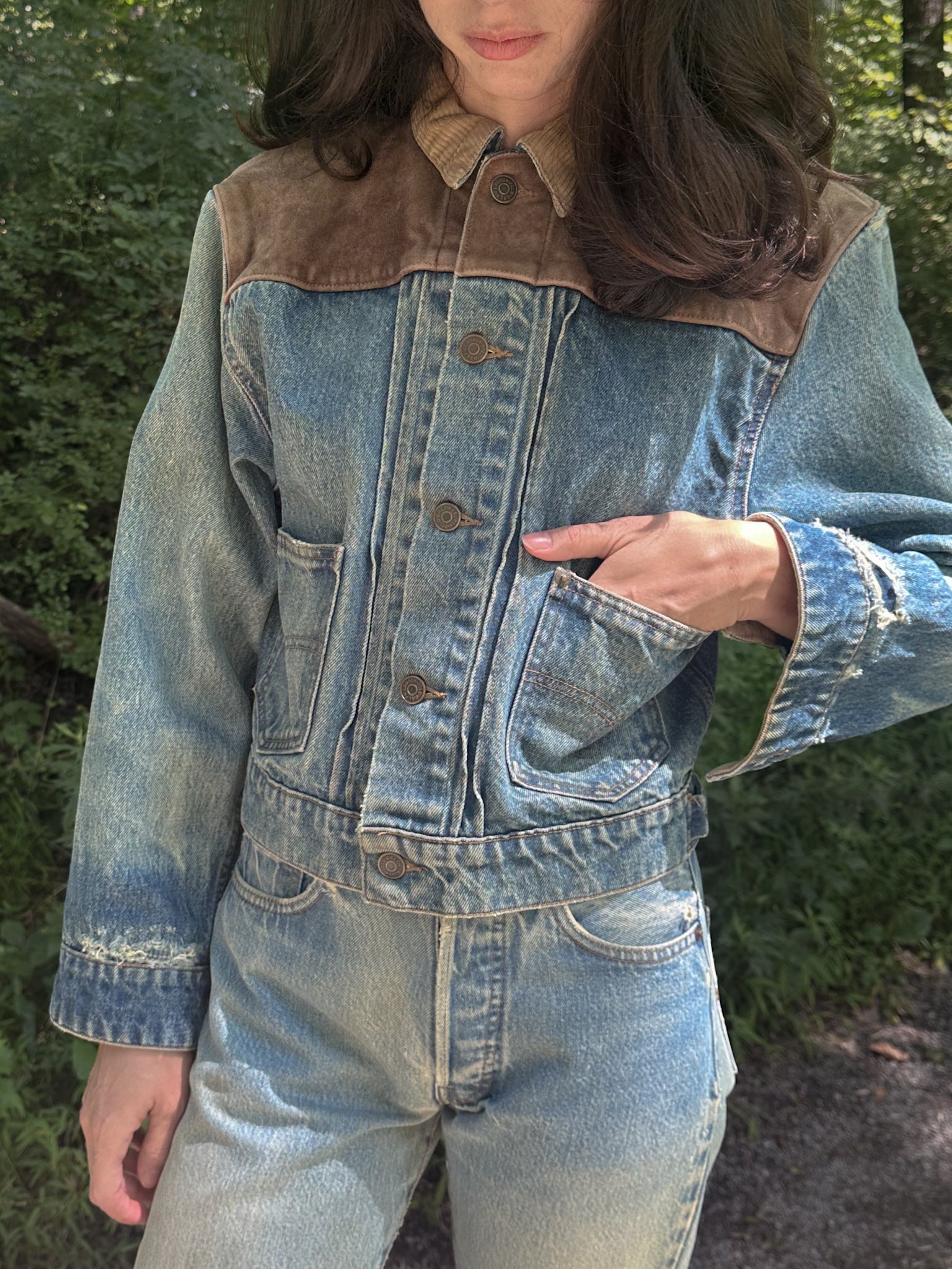 90’s Polo Ralph Lauren Cropped Denim Jacket
