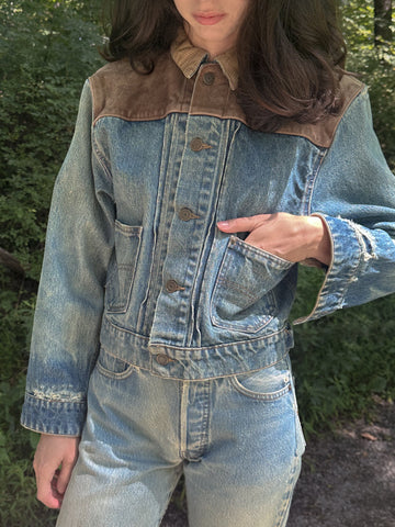 90’s Polo Ralph Lauren Cropped Denim Jacket