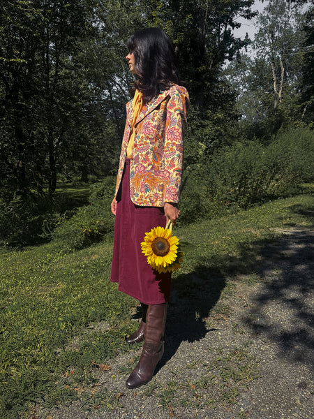 Mister Pants Cotton Floral Blazer