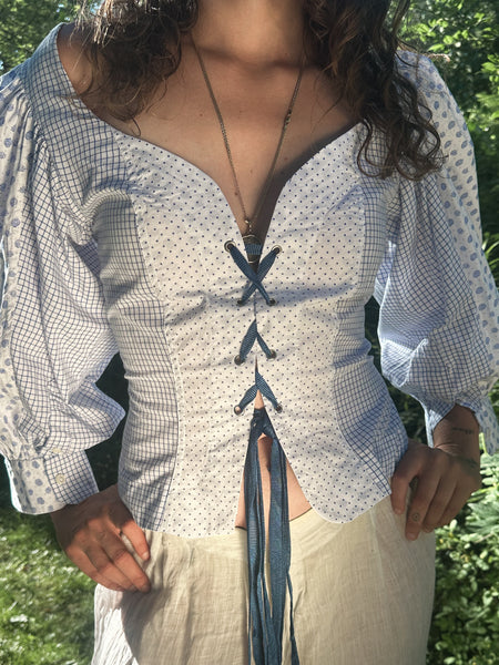 Ilish Cotton Corset Blouse