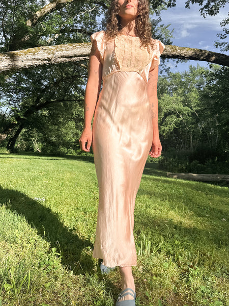 1930’s Silk Bias Gown