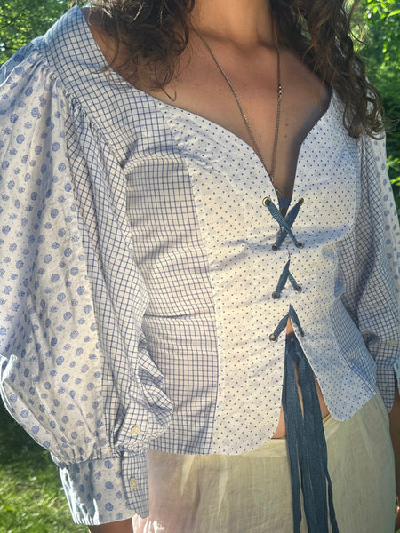 Ilish Cotton Corset Blouse