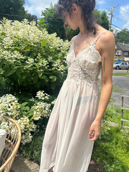 70’s Peignoir Chiffon Set