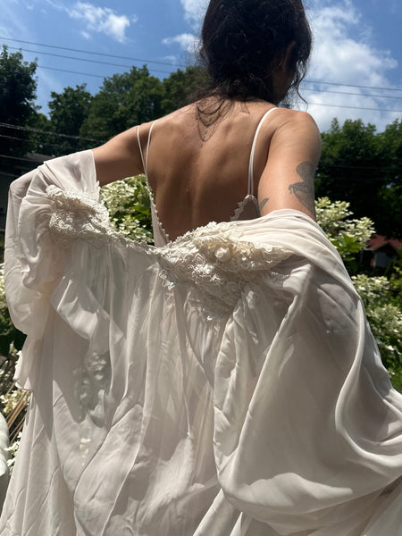70’s Peignoir Chiffon Set