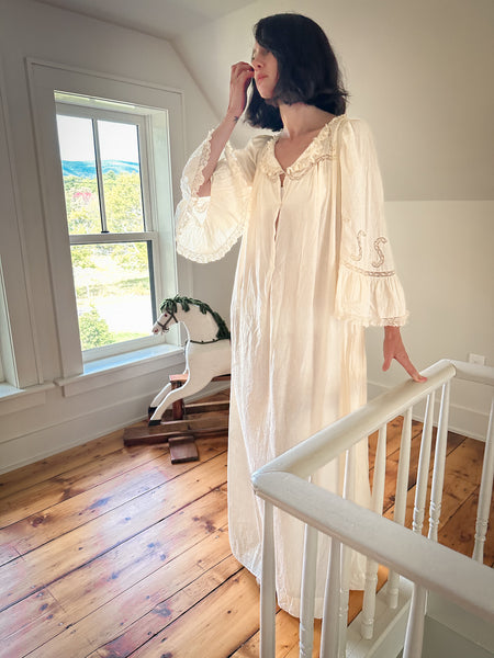 Edwardian Cotton Gown