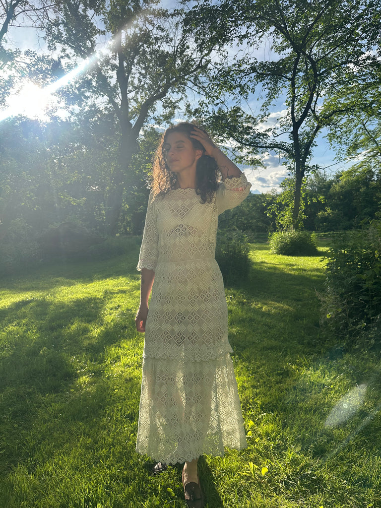 Edwardian Crochet Dress