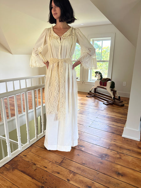 Edwardian Cotton Gown