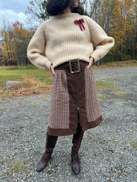 1970’s Plaid Skirt