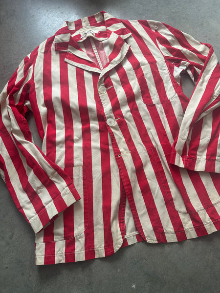 1950’s Barbershop Striped Chore Jacket