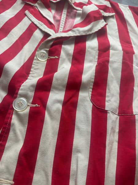 1950’s Barbershop Striped Chore Jacket